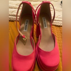 Pink Steve Madden Platform Heels